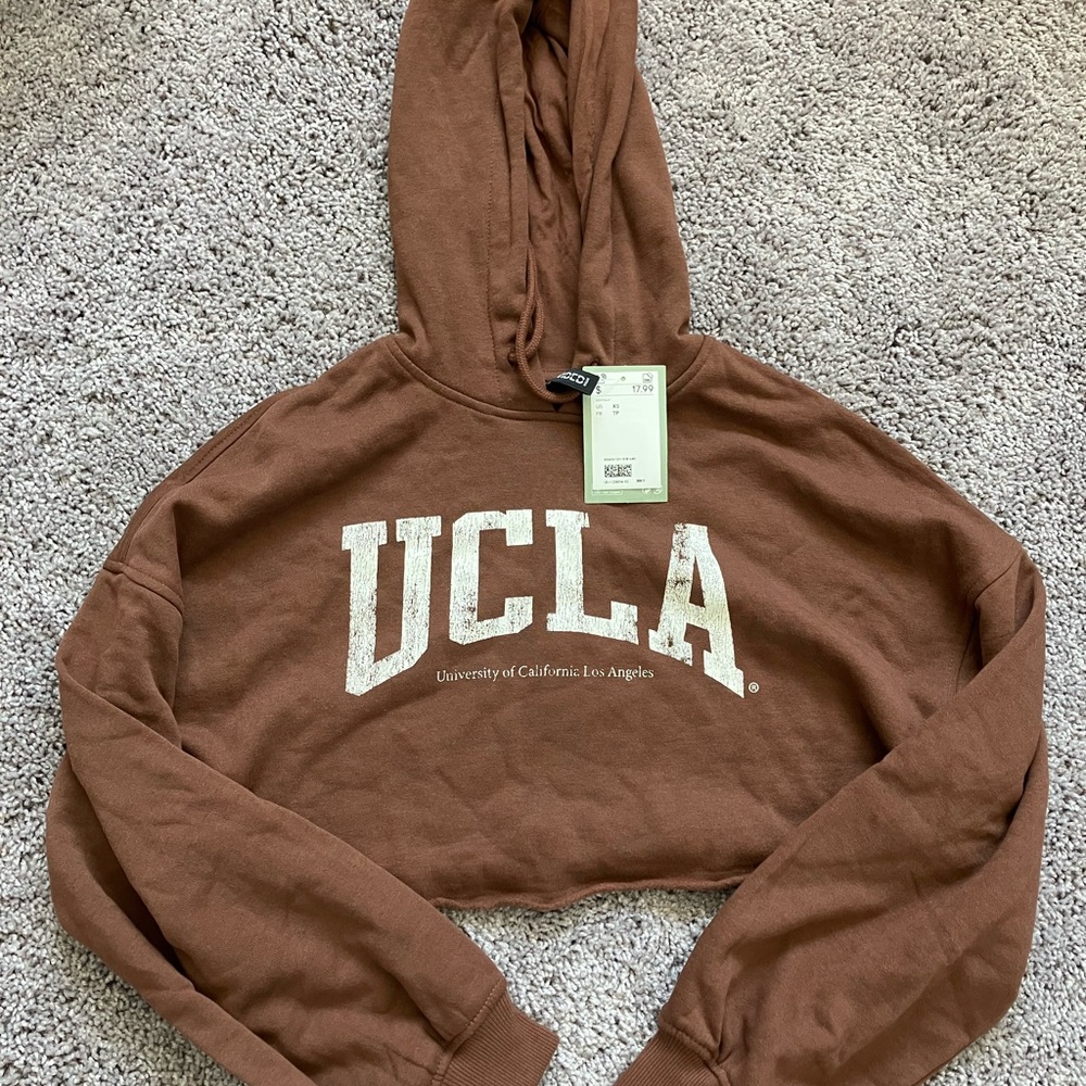 UCLA H&M Cropped Hoodie